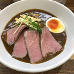 麺屋 一八 - 知多牛ローストビーフカレーらぁ麺 大盛