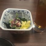 鮮魚と個室 桝田 - タコと胡瓜の梅酢和え