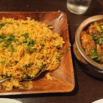 アロマズ オブ インディア - ナマビゴーストと、エッグフライドライス