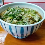 Miharashiya - 山菜天ぷらそば　800円