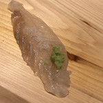 すが弥 - 塩と山葵 on 眞子鰈