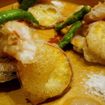 滋味 康月 - 煮穴子の天ぷら＆鮮魚と野菜の天ぷら