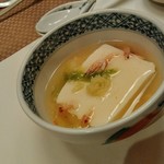Umeno Hana - 卓上で出来立て豆腐に桜海老餡