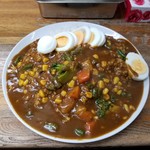 カレーショップ アルー - 野菜カレー大盛