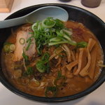 熱血らーめん 遊びじゃネェんだよ！ - 【2011.11.　再訪∞】　限定味噌ラーメン750円