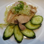 中国小皿料理とお酒の店  花凛 - 蒸し鶏のネギまみれ