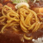 ラーメンペコペコ - 麺アップ