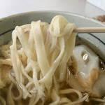 舩本うどん - さすが！キングオブなるちゅるに相応しい「なるちゅる麺」