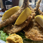 みたかや酒場 - アジフライ