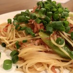 ナガタ店 - 桜えびとシラスとネギのパスタ