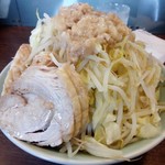 かじろうramen7 - ラーメン小、野菜マシ、あぶらマシマシ