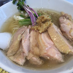 塩生姜らー麺専門店 MANNISH 淡路町本店 - 肉増し 生姜増し 1050円