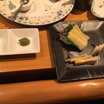 居酒屋 鳥幸 - タケノコ刺し