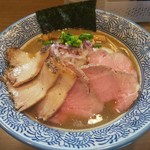 煮干しつけ麺 宮元 - チャーシュー濃厚煮干しそば（1,100円）