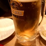 Tsukiji Gin I Kkan - 生ビール