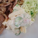 みやこ食堂 - マヨネーズをしっかり利かせたマカロニサラダ