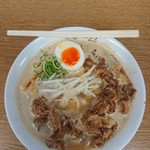 王者-23 - 特製蕎麦肉玉子入り(小)