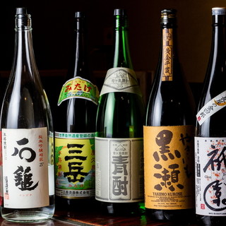 전국 각지에서 엄선한 일본술에 와인 등 음료도 종류 풍부!