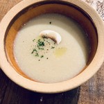 蔵庭 - じゃがいものポタージュ
玄米プレートランチに付いてきます