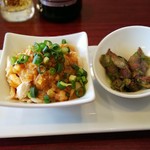 香 - おまかせ前菜2種