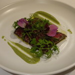 カーサ・デル・チーボ - 和牛のランプ肉のカルネサラータ