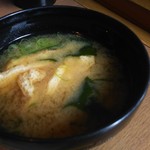 びっくりドンキー - みそ汁