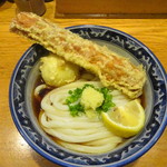 釜たけ流 うめだ製麺所 - ちく玉天ぶっかけ