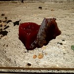 まんてん鮨 - 鰹のタマネギ漬け