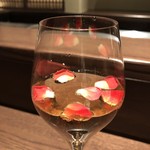 Bar Oku Mura - ウォッカとローズエキスとシャンパンのカクテル♪