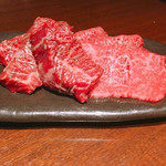 炭火焼肉 ふちおか - 塩のお肉 ハラミ カタサンカク