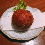 炭火焼肉 ふちおか - メンチカツ