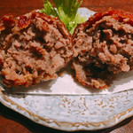 炭火焼肉 ふちおか - メンチカツ