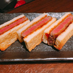 炭火焼肉 ふちおか - ヒレカツサンド