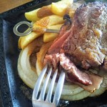 きらく - 周りに何か巻いてあるから刺してるのかな？柔らかくて美味い！