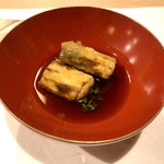 うを徳 - 紫アスパラガス + 花山椒