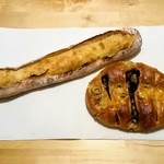 「生バゲット」と「タプナードフーガス」