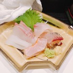 一和 - スミイカ、金目鯛、とび魚、平政