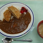 市場食堂 - メンチカツカレー