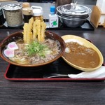 資さんうどん - 肉ゴボ天うどん＋ミニカレー