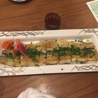 うなぎ家 しば福や - 2019年4月時点  白焼きたたきポン酢¥3.250 はわさび醤油ではなく、大根おろしとポン酢でさっぱりと！注文はマスト‼️