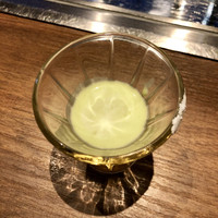 くずし鉄板 あばぐら 神田店 - 翡翠豆のすりながし