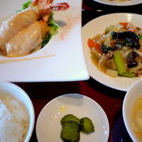 中国料理 青冥 祇園店 - 大海老のエビマヨ定食