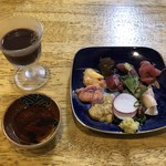 旬ものと日本酒 とみ笑 - 天然すっぽん刺身