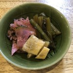 旬ものと日本酒 とみ笑 - 漬物盛合せ