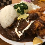 まるえい食堂 - トンカツ プレートランチ