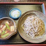 蕎麦喰い処 利めい庵 - 地鶏せいろ 1180円