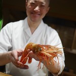 東麻布 天本 - 立派なエビ！！