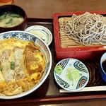 辰巳庵 - かつ丼セット