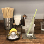 創作麺工房 鳴龍 - 「生レモンサワー」400円