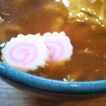 日本そば うらじ - カレー南蛮餡の下にはタップリのライスが♡